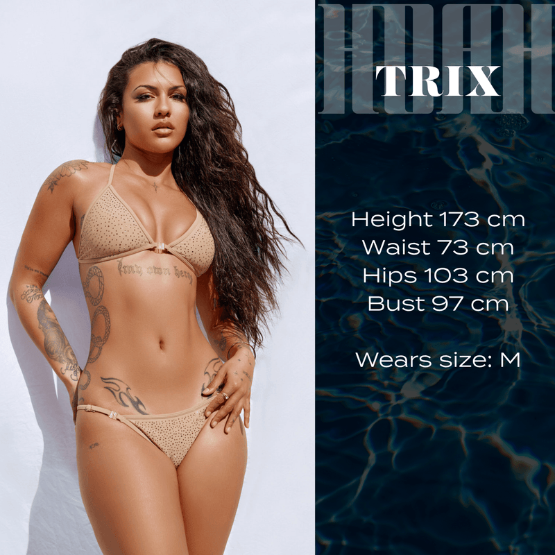 HOAH model Trix wearing the HOAH collection