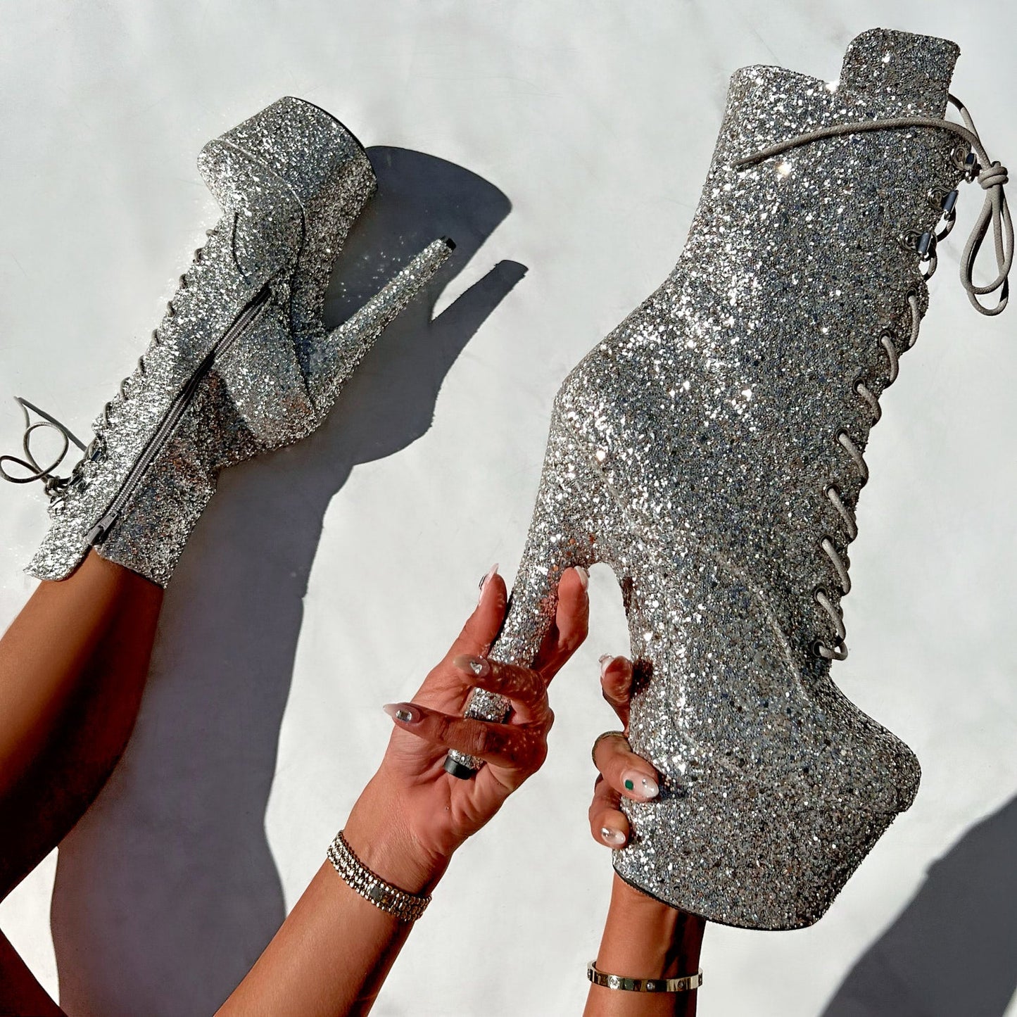 The Glitterati Xtra - Boot - Monroe - 7 INCH