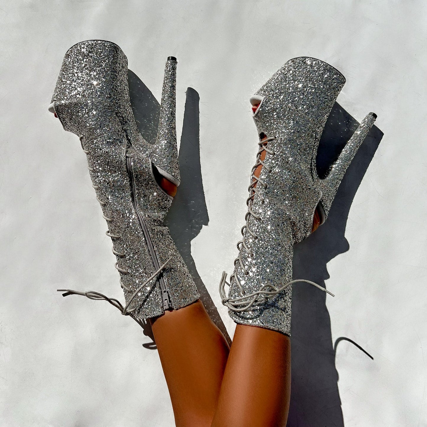 The Glitterati Xtra - OHOT Boot - Monroe - 8INCH - Wide Fit