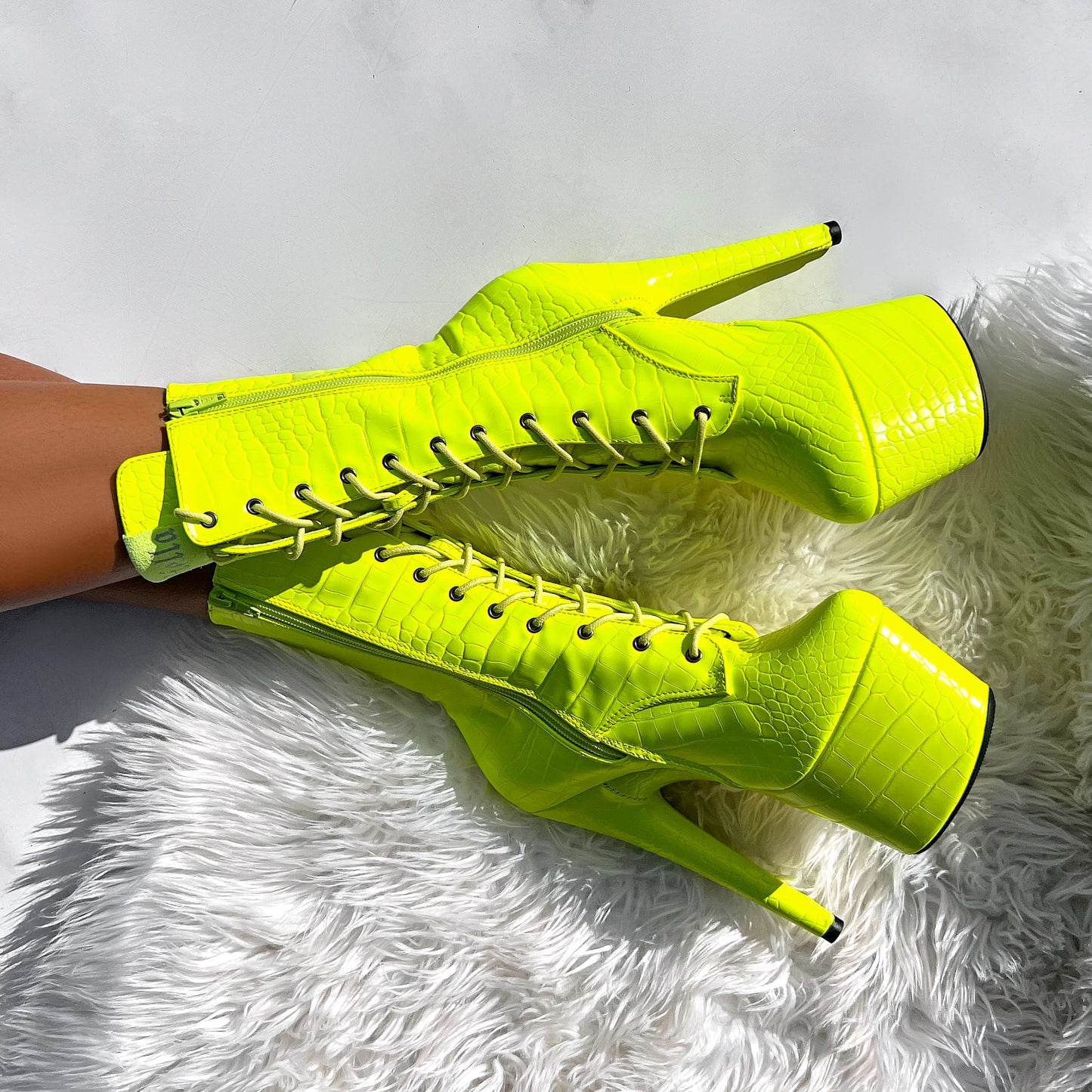 Oh Snap Boot - 7 INCH, stripper shoe, stripper heel, pole heel, not a pleaser, platform, dancer, pole dance, floor work