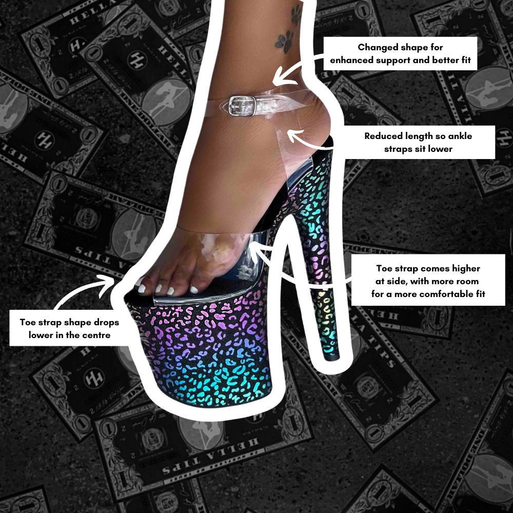 Moonlight Leopard Stiletto 8 INCH