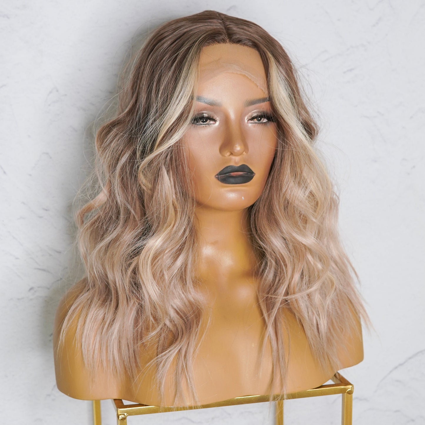 GEMMA Ombre Blonde Lace Front Wig