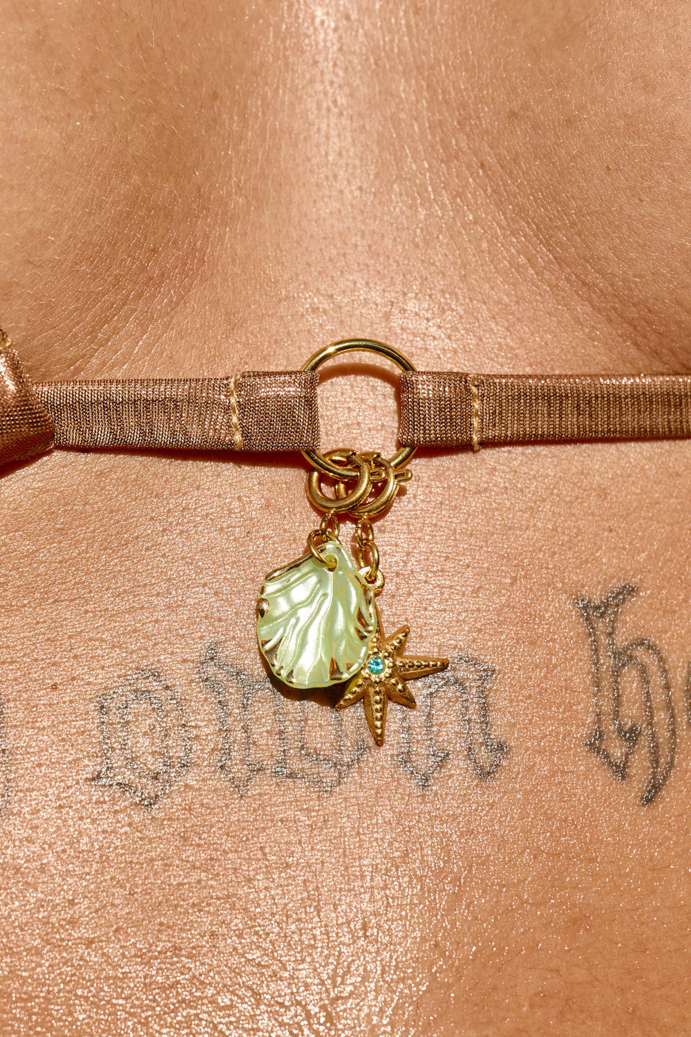 Caramel Metallic - HOAH Bikini Top