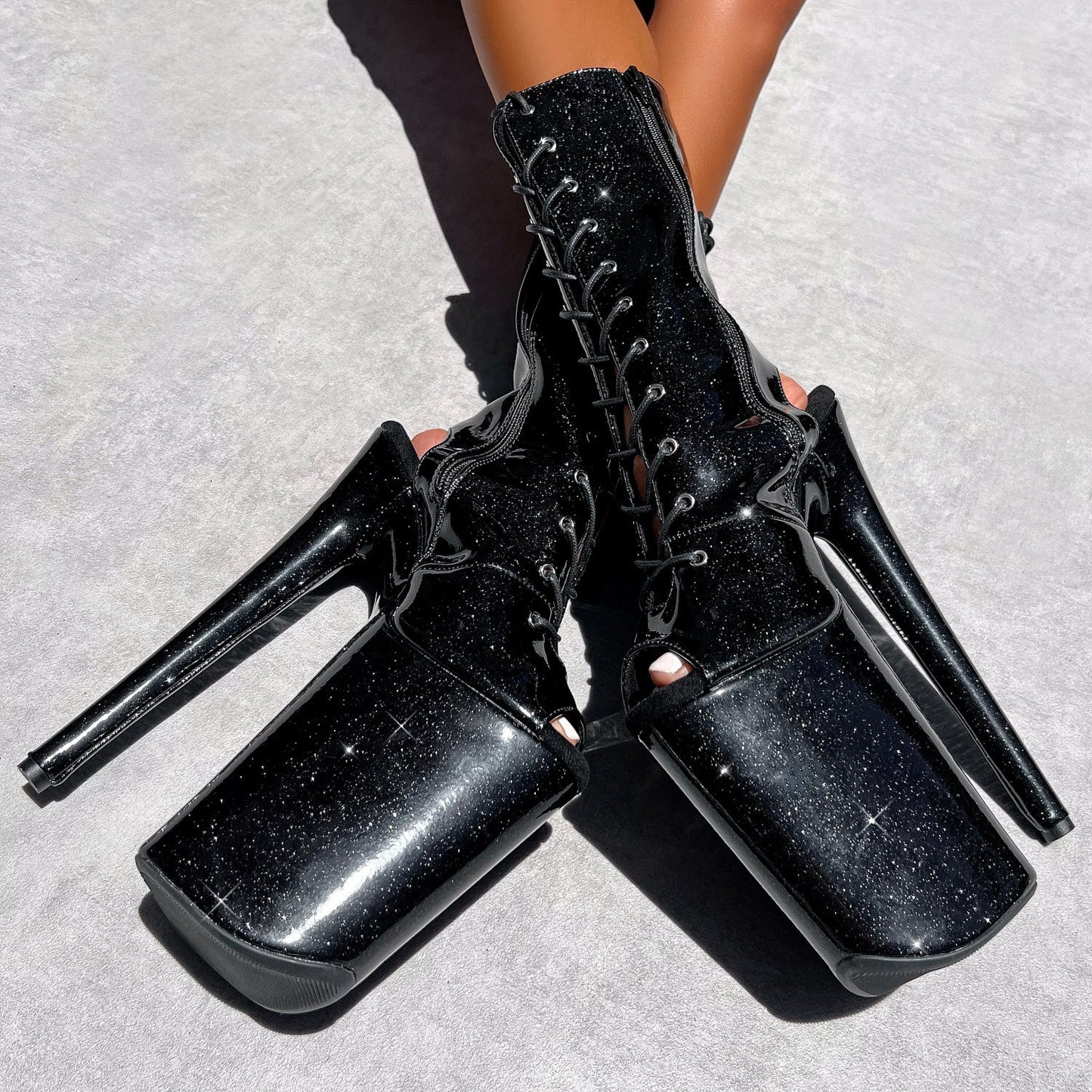 The Glitterati - OHOT Boot - Sin City - 9INCH