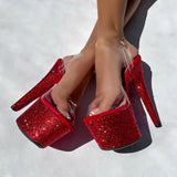 The Glitterati Xtra - Classic Stiletto - Dorothy Red - 7INCH