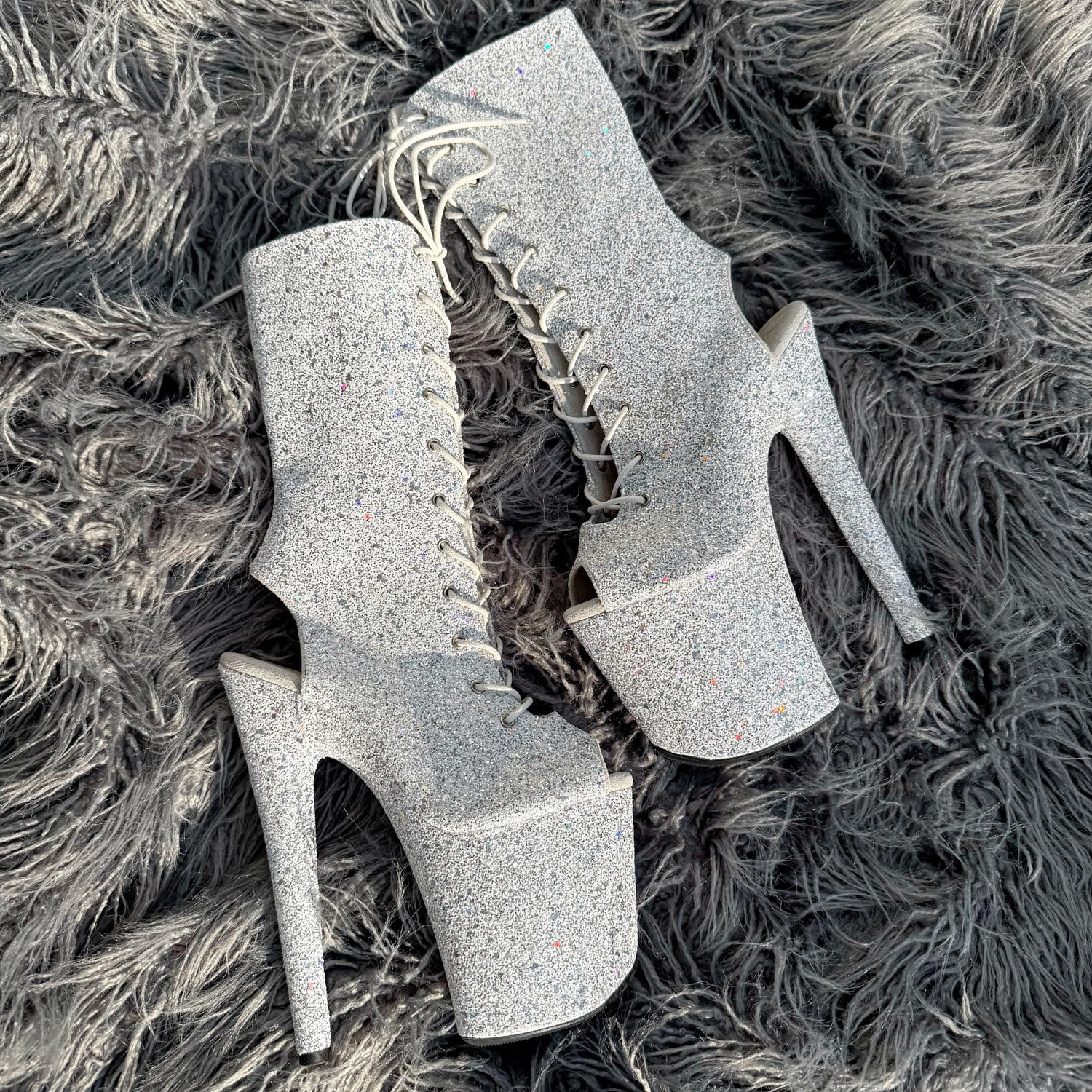 The Glitterati Xtra - OHOT Boot - Fairydust - 8INCH