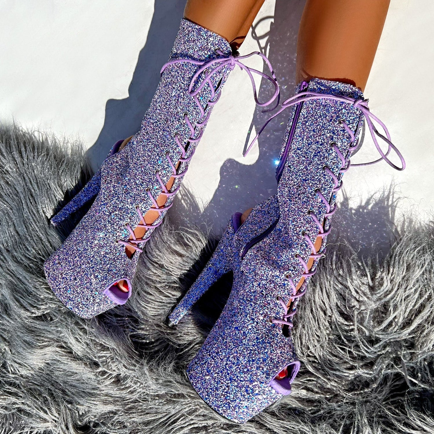The Glitterati Xtra - OHOT Boot - Confetti - 7INCH