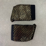 Stiletto / Open Toe Shoe Protector - Khaleesi Black & Gold - 8 INCH