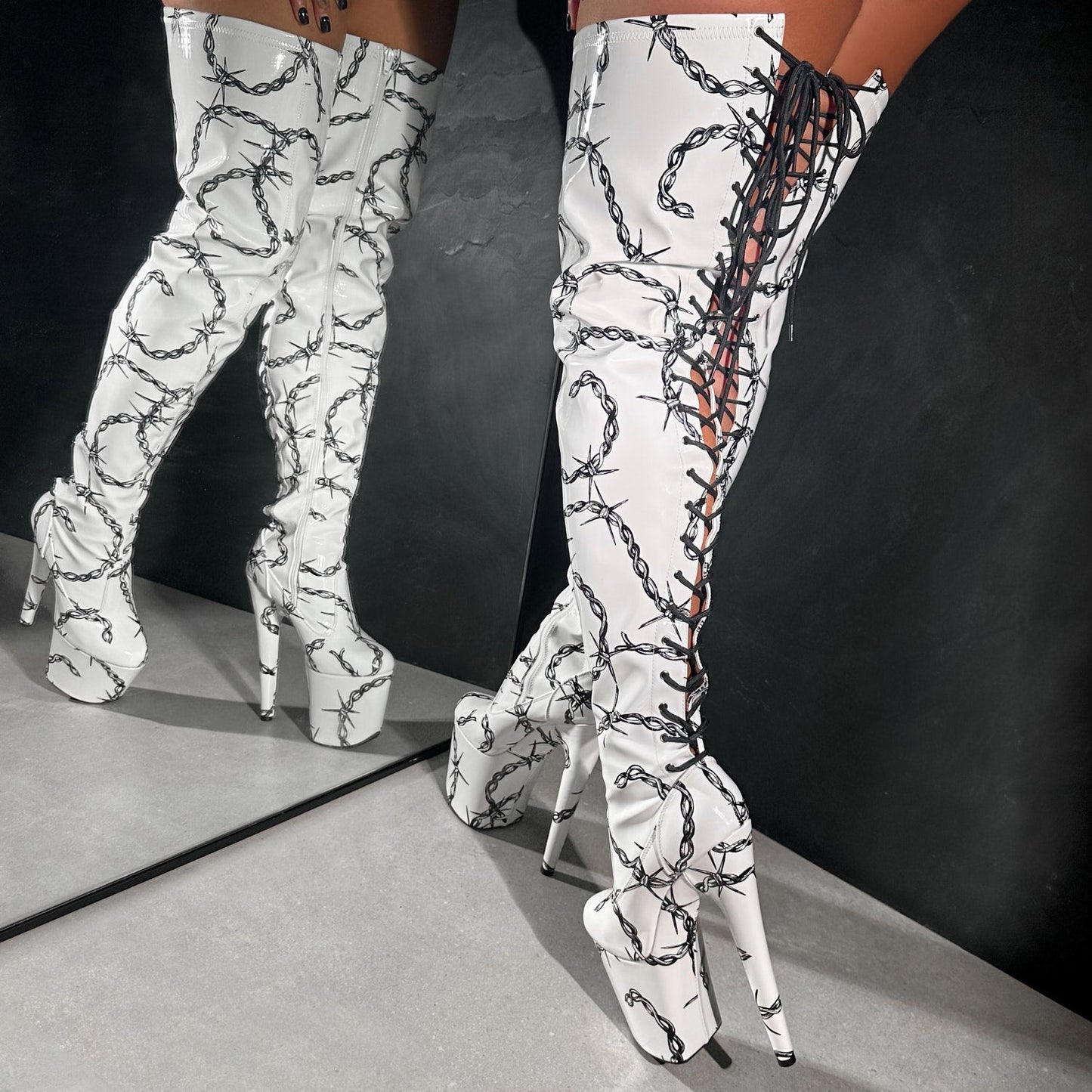 Thicc Thigh High - ALICE UNCHAINED - 8INCH