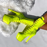Oh Snap Boot - 7 INCH, stripper shoe, stripper heel, pole heel, not a pleaser, platform, dancer, pole dance, floor work