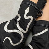 Snake In My Boot - BLACK - 9 INCH