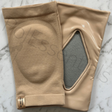 Grippy Gel Knee Pads for pole dancing, available in multiple colors and sizes. Pole dance knee pads, compression knee sleeve, gel knee pads