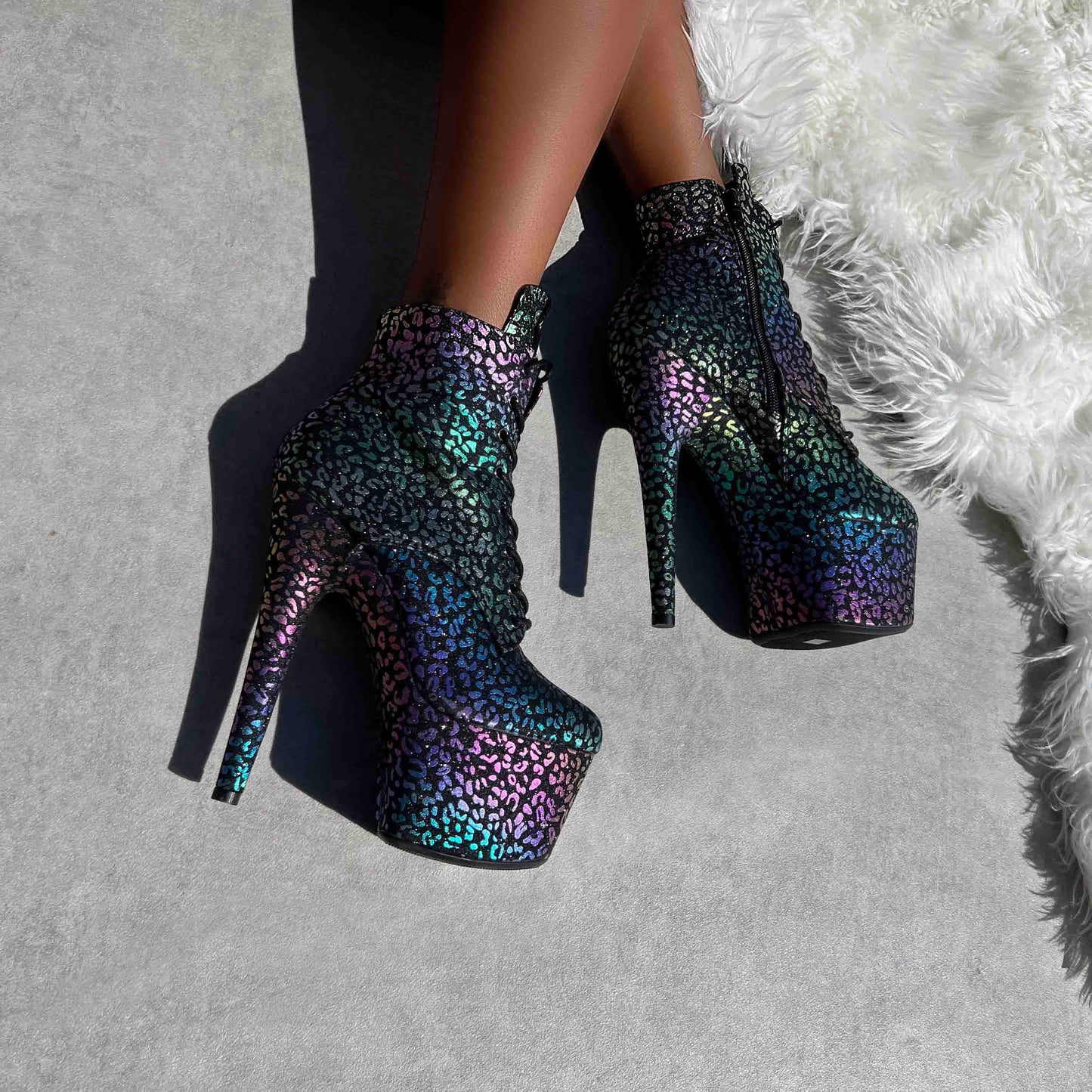 Moonlight Leopard Ankle Boot - 7INCH