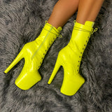 Oh Snap Boot - 8 INCH, stripper shoe, stripper heel, pole heel, not a pleaser, platform, dancer, pole dance, floor work