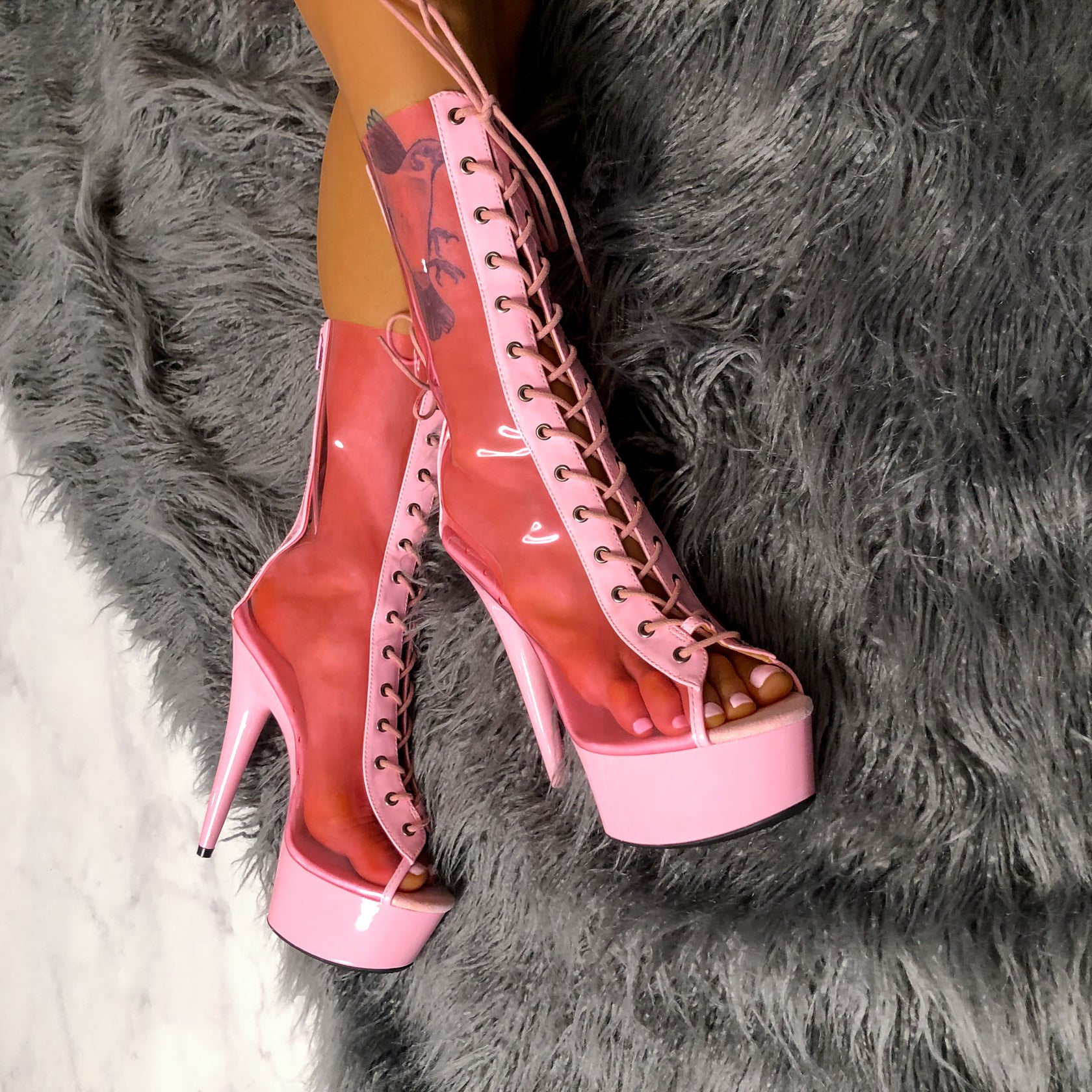BabyGirl - 6 INCH, stripper shoe, stripper heel, pole heel, not a pleaser, platform, dancer, pole dance, floor work