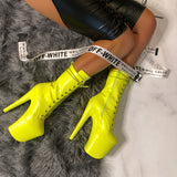 Oh Snap Boot - 8 INCH, stripper shoe, stripper heel, pole heel, not a pleaser, platform, dancer, pole dance, floor work