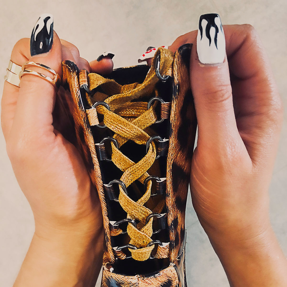 Empire Kicks Corset - Leopard - 8 INCH, stripper shoe, stripper heel, pole heel, not a pleaser, platform, dancer, pole dance, floor work