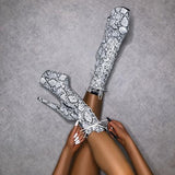 Mamba Boot - 8 INCH, stripper shoe, stripper heel, pole heel, not a pleaser, platform, dancer, pole dance, floor work