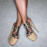 Make it Reign - Sand - 8 INCH, stripper shoe, stripper heel, pole heel, not a pleaser, platform, dancer, pole dance, floor work