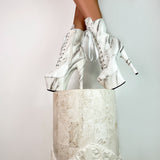 Faith Boot - 7 INCH, stripper shoe, stripper heel, pole heel, not a pleaser, platform, dancer, pole dance, floor work