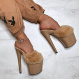 Illegally Blonde - 8 INCH, stripper shoe, stripper heel, pole heel, not a pleaser, platform, dancer, pole dance, floor work