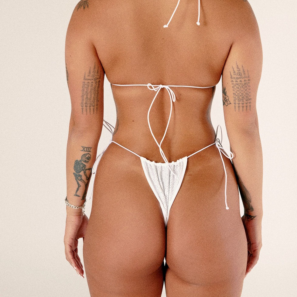 Sparkle White - HOAH Bikini Bottoms