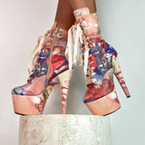 Holier Than Thou - 7 INCH, stripper shoe, stripper heel, pole heel, not a pleaser, platform, dancer, pole dance, floor work