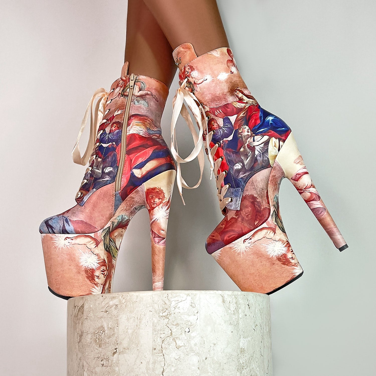 Holier Than Thou - 8 INCH, stripper shoe, stripper heel, pole heel, not a pleaser, platform, dancer, pole dance, floor work