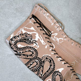 VIPER Boot Tan with Black Thicc Thigh High - 8INCH, stripper shoe, stripper heel, pole heel, not a pleaser, platform, dancer, pole dance, floor work