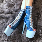 Ice Kween - 8 INCH, stripper shoe, stripper heel, pole heel, not a pleaser, platform, dancer, pole dance, floor work