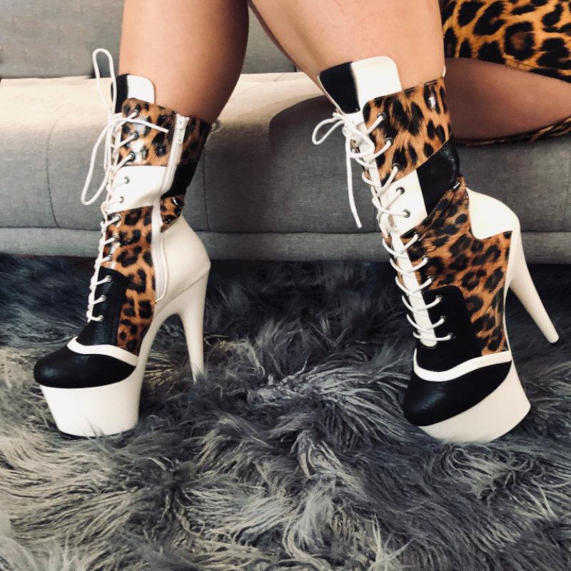 Empire Kicks Sneaker White - 7 INCH, stripper shoe, stripper heel, pole heel, not a pleaser, platform, dancer, pole dance, floor work