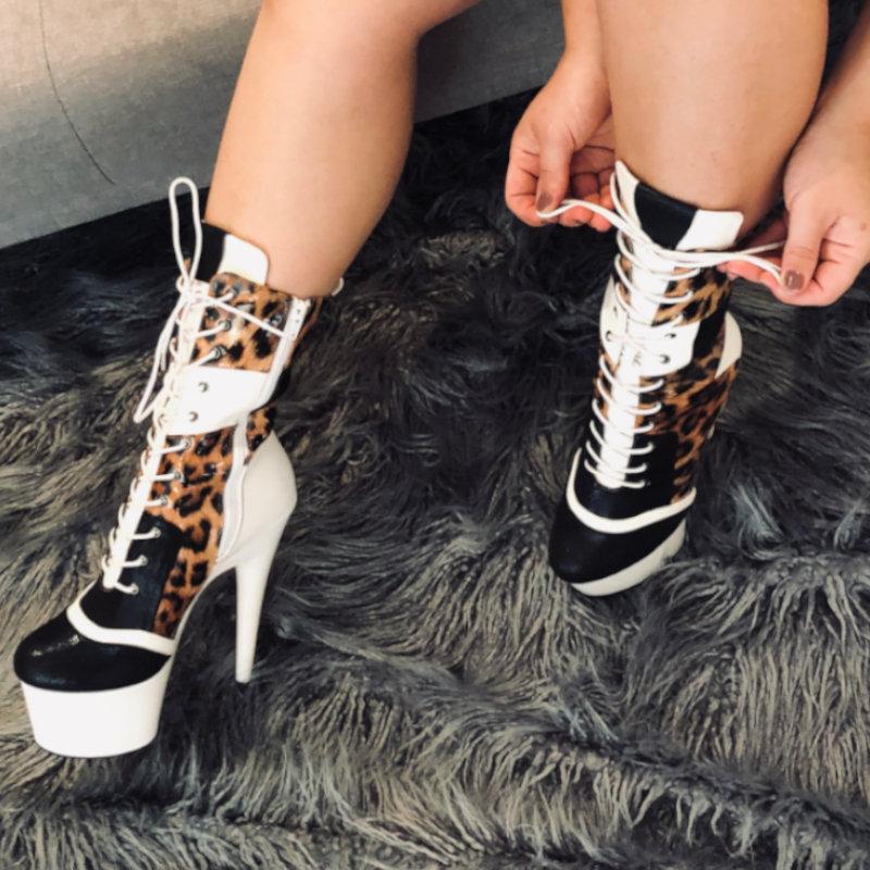 Empire Kicks Sneaker White - 7 INCH, stripper shoe, stripper heel, pole heel, not a pleaser, platform, dancer, pole dance, floor work