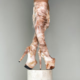 Mercy Thigh High - 8 INCH, stripper shoe, stripper heel, pole heel, not a pleaser, platform, dancer, pole dance, floor work