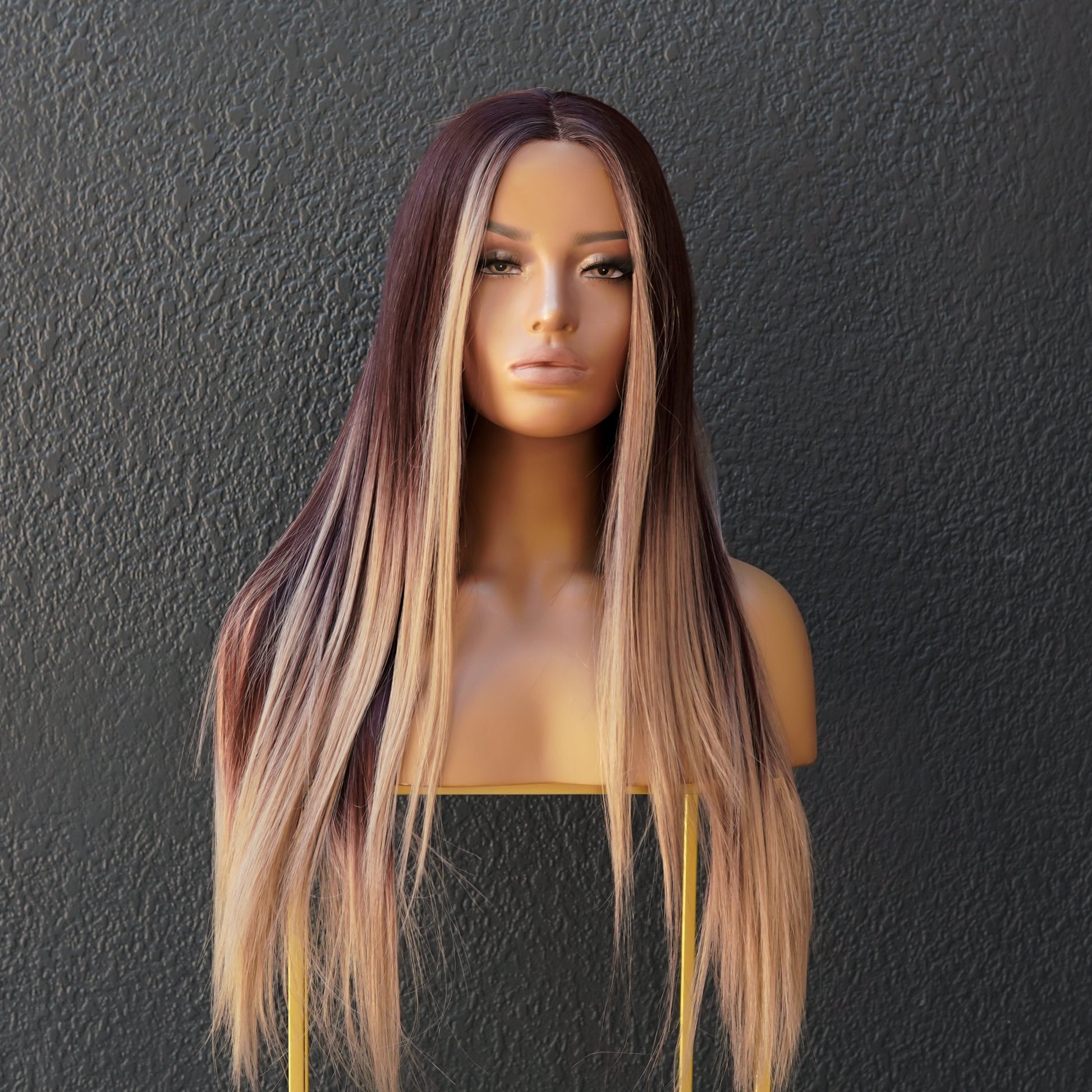 ALICIA Ombre Brown Lace Front Wig