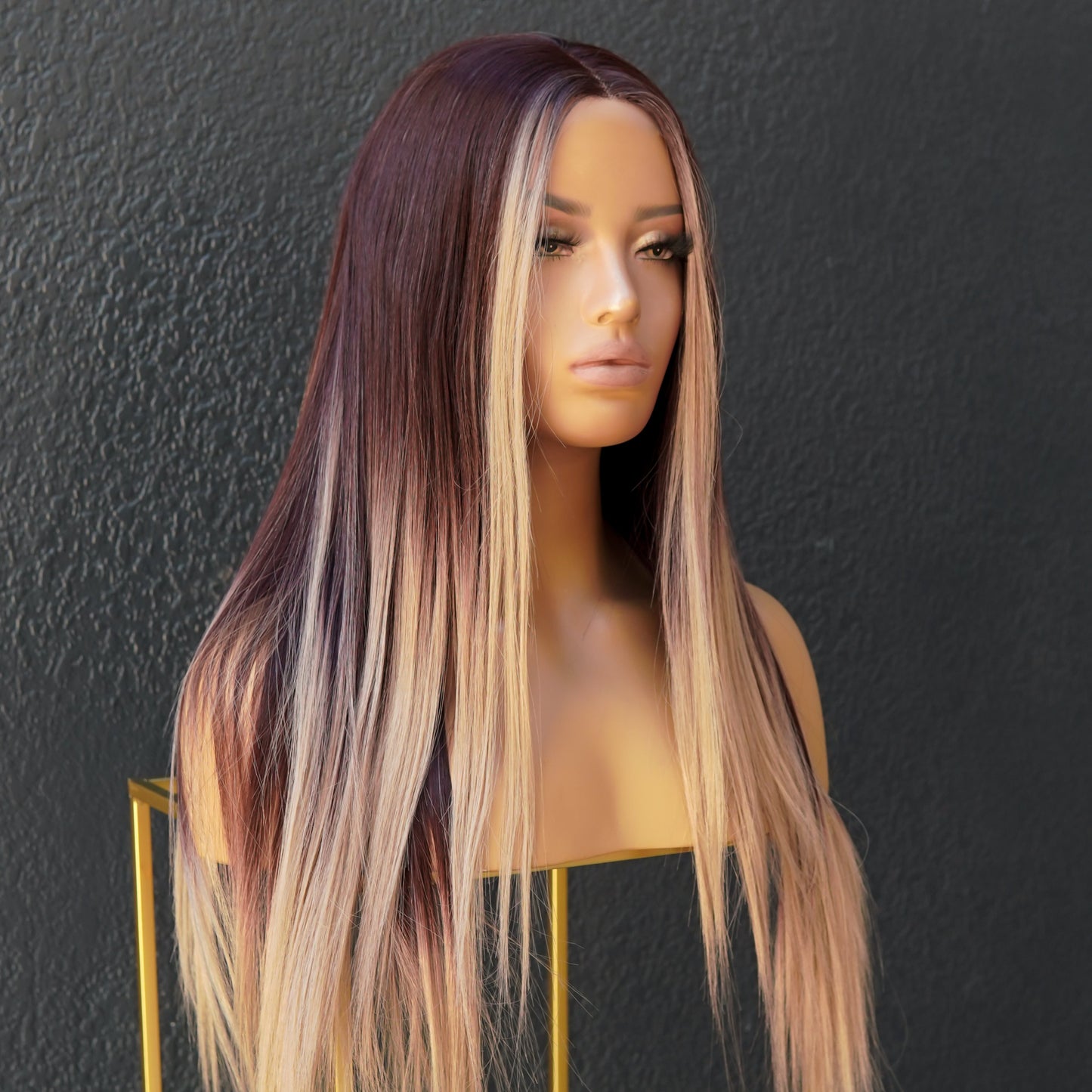 ALICIA Ombre Brown Lace Front Wig