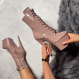 LipKit Boot - Boujee - 7 INCH, stripper shoe, stripper heel, pole heel, not a pleaser, platform, dancer, pole dance, floor work