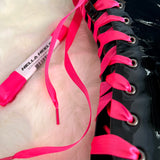Ribbon Laces Short - Mulitple Colours