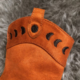 Ride 'em Boot - Chestnut - 8 INCH, stripper shoe, stripper heel, pole heel, not a pleaser, platform, dancer, pole dance, floor work