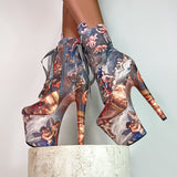 Stairway to Heaven - 8 INCH, stripper shoe, stripper heel, pole heel, not a pleaser, platform, dancer, pole dance, floor work