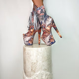 Stairway to Heaven Open Toe - 8 INCH, stripper shoe, stripper heel, pole heel, not a pleaser, platform, dancer, pole dance, floor work