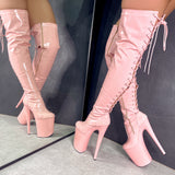 LipKit Thicc Thigh High - Candy Shop - 9 INCH, stripper shoe, stripper heel, pole heel, not a pleaser, platform, dancer, pole dance, floor work