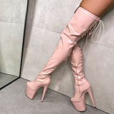 LipKit Thigh High - Dream On - 8 INCH, stripper shoe, stripper heel, pole heel, not a pleaser, platform, dancer, pole dance, floor work