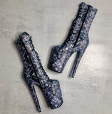Cult Boot - 9 INCH, stripper shoe, stripper heel, pole heel, not a pleaser, platform, dancer, pole dance, floor work