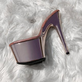 LIQUID ROSE GOLD - Metallic Stiletto - 7 INCH